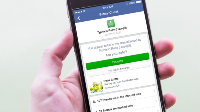 Facebook will soon let users enable safety check in emergency situations