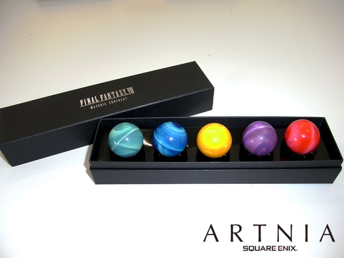 Final fantasy chocolates could be the perfect valentines day gift