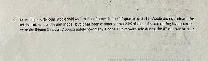 9 12 million iphone x pre orders estimated