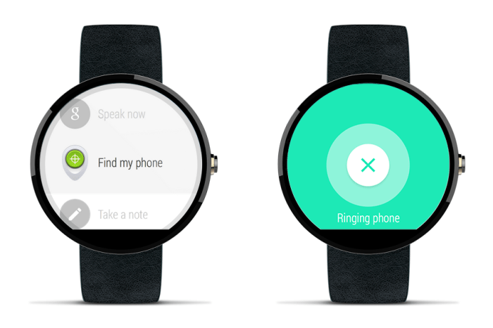 Android wear smartwatch can now be used to find an android smartphone