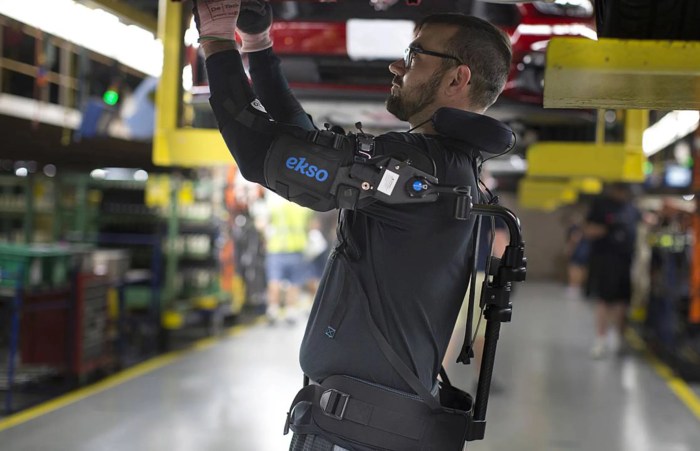 Ford testing exoskeleton factory workers