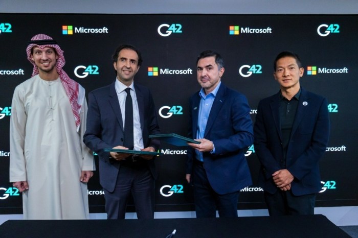 Microsofts 1 5b check for g42 shows growing us china rift