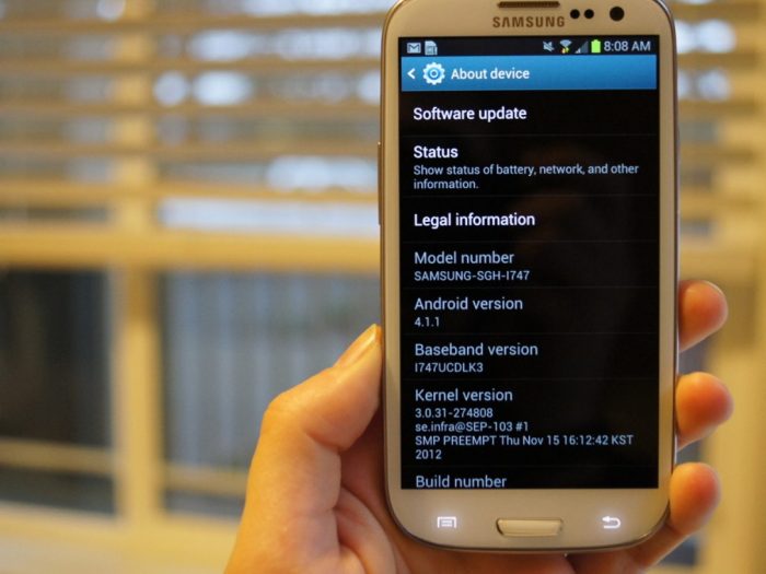 Galaxy s3 t999 android 4 3 update released