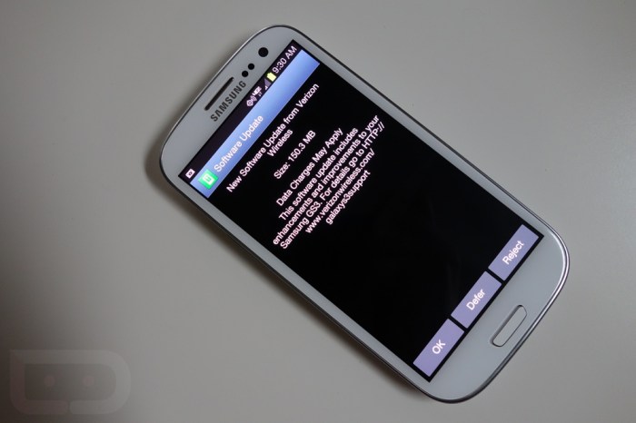 Galaxy s3 t999 android 4 3 update released