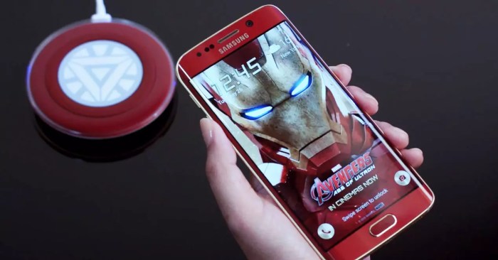 Samsung galaxy s6 and galaxy s6 edge iron man packaging teased