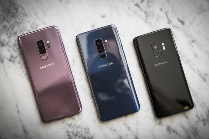 Galaxy s9 come in black blue gold purple