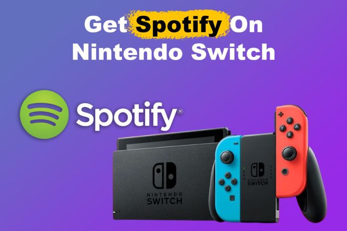 Vote to get spotify onto nintendo switch