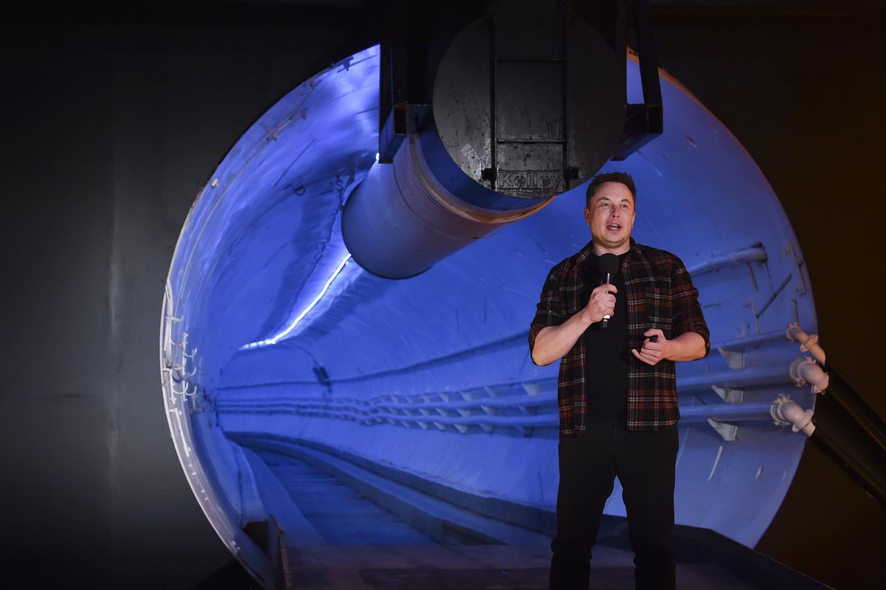 More photos elon musk boring project