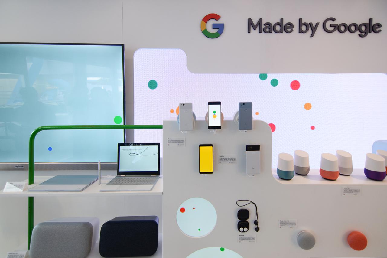 Google own booth at ces 2018