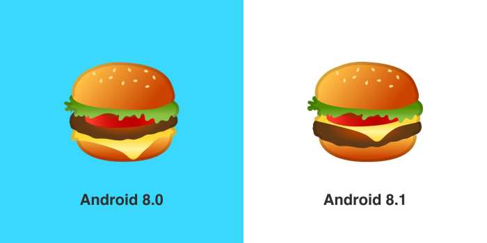 Google fixes burger emoji