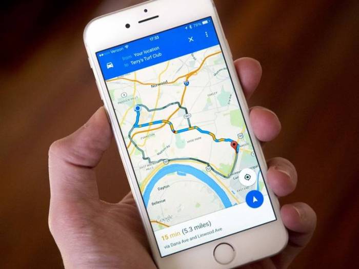 Google maps for ios now shows you the fastest route home