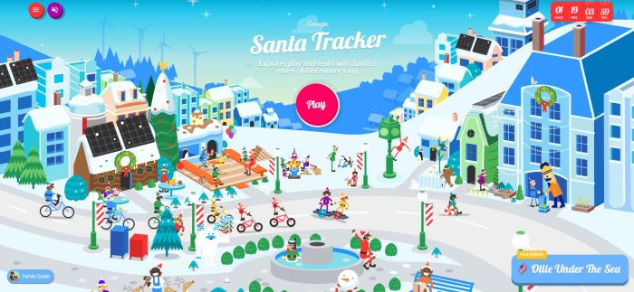 Google launches its own santa tracker