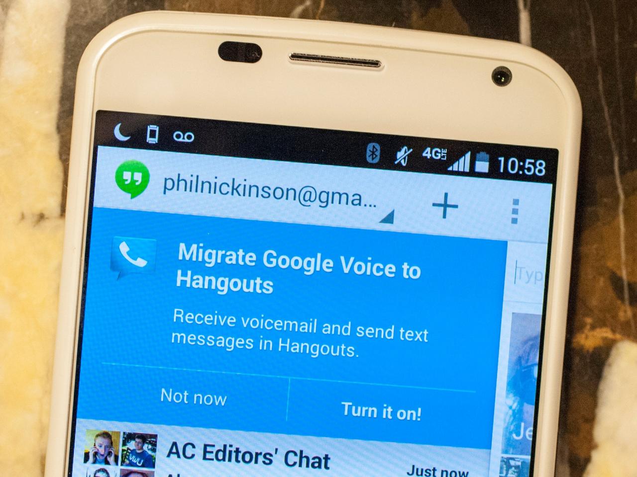 Google now lets you compose and send hangout messages by voice