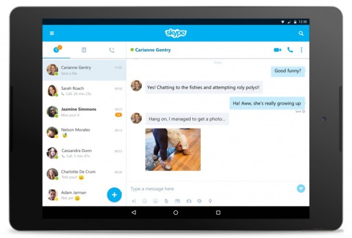 Skype 4 7 for android runs all day long without massive battery drain