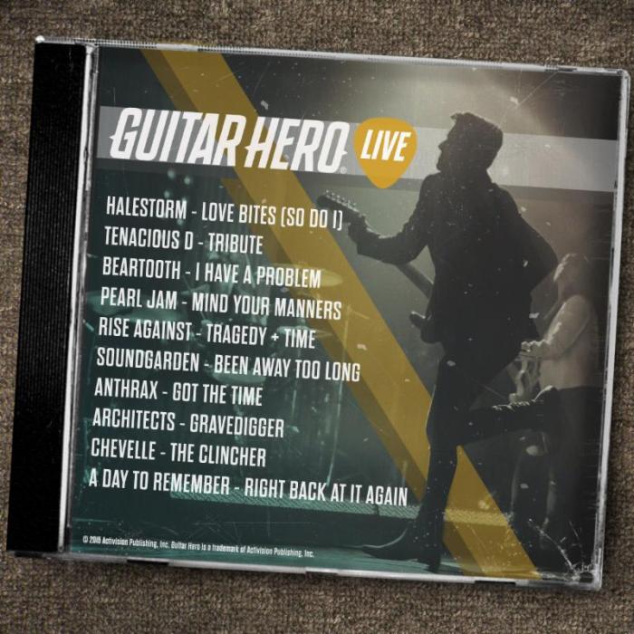 Guitar hero live 24 song setlist revealed