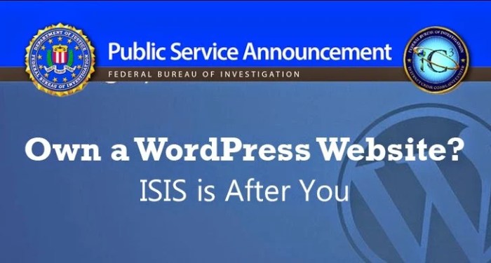 Fbi wordpress users should patch up