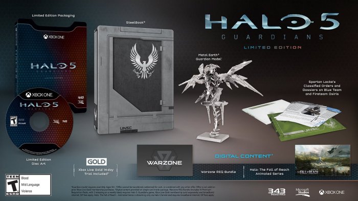 Limited edition halo 5 guardians xbox one coming