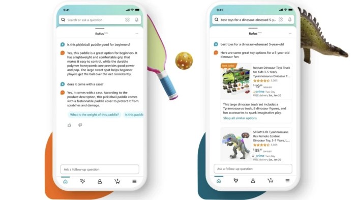 Amazon debuts rufus an ai shopping assistant in its mobile app