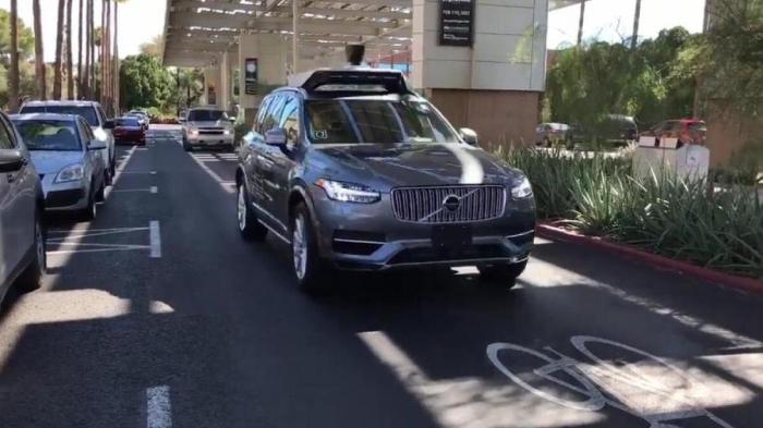 Ubers self driving car was spotted on the road