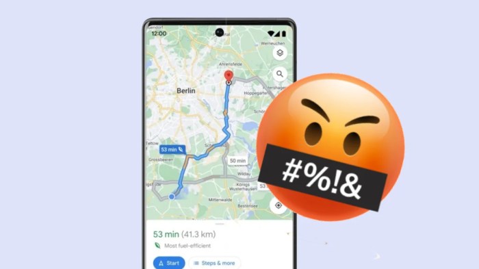 Google maps update cleaner look