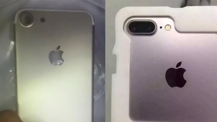 Video allegedly shows a working iphone 7