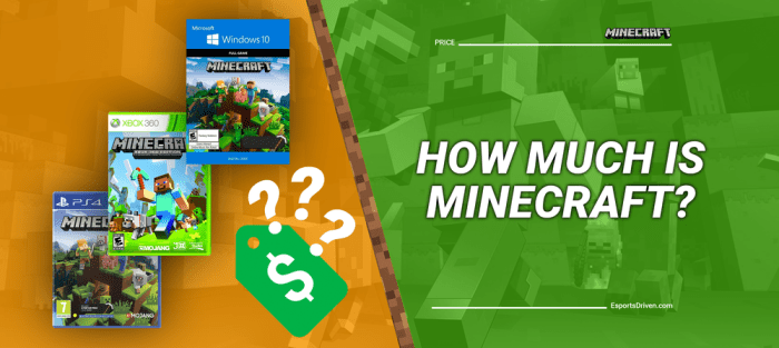 Minecraft is getting expensive