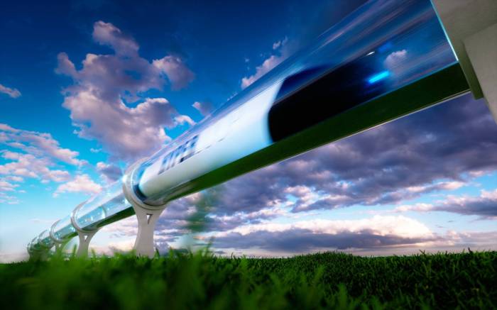 Hyperloop one public speed test success