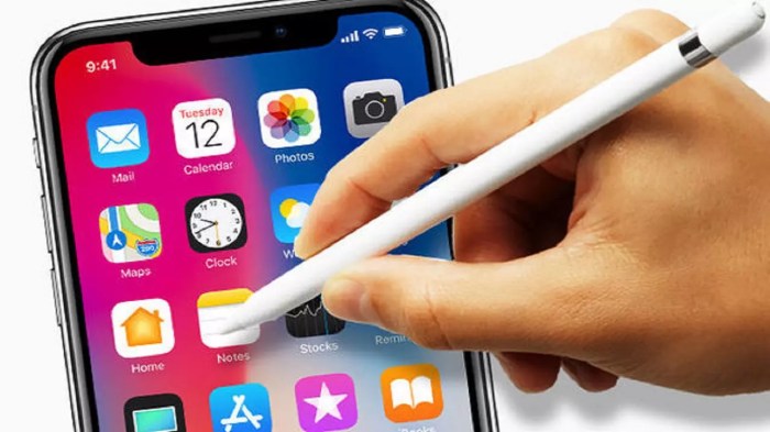 Apple pencil support on iphone