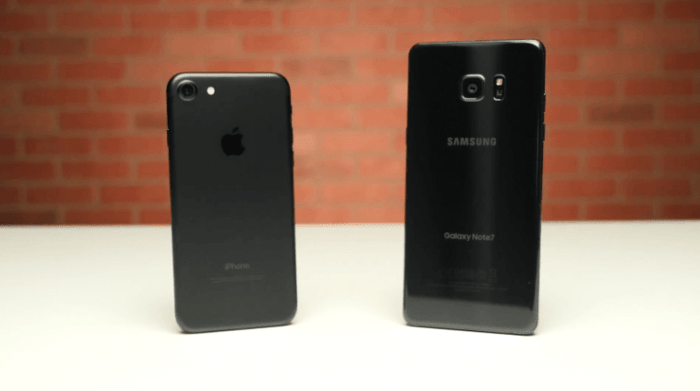 Note 7 rushed to beat iphone 7