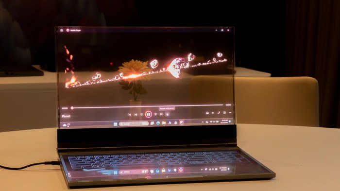 Lenovos laptop concept is fully transparent but the point isnt entirely clear