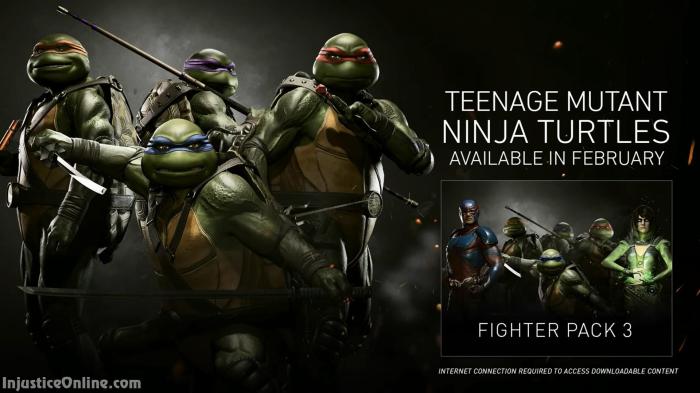 Teenage mutant ninja turtles dlc for injustice 2