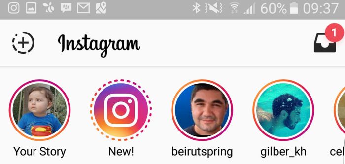 Instagram stories upload old photos videos