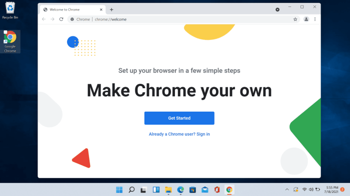 Chrome for windows updated with material design and battery tweaks