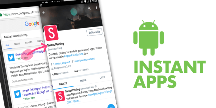 Instant apps for android make web apps fun again