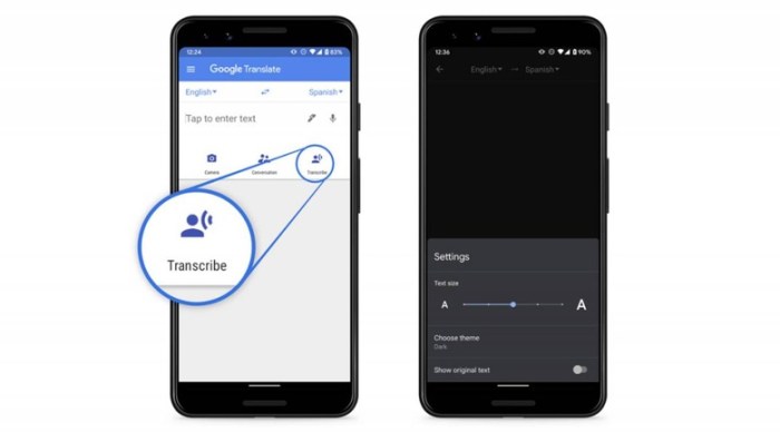 Google translate for android understands handwriting of 13 more languages