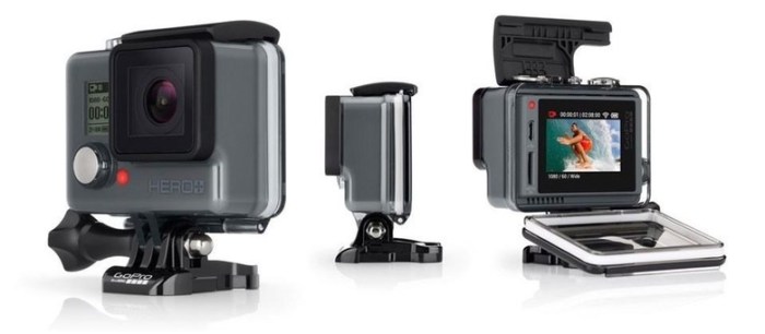 Gopro hero gets a touchscreen and camera improvements