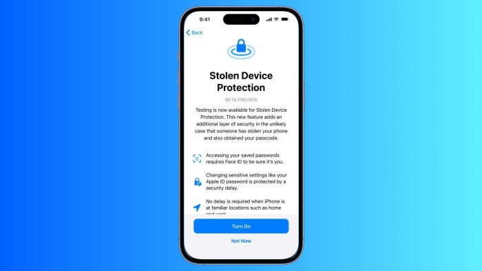 Imac pro cellular theft protection