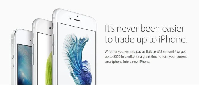 Apples iphone trade in program now accepts android phones