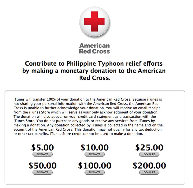 Itunes store now facilitating donations for nepal earthquake relief