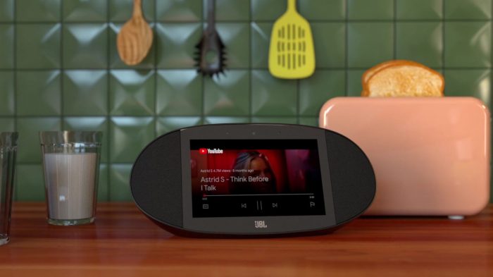 Jbl link view google assistant display