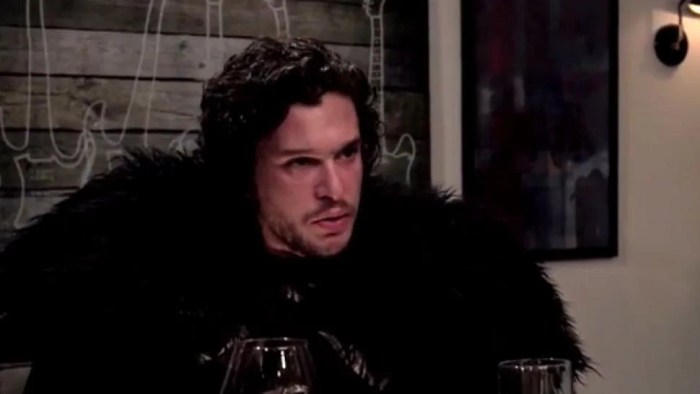 Jon snow isnt a good dinner party guest