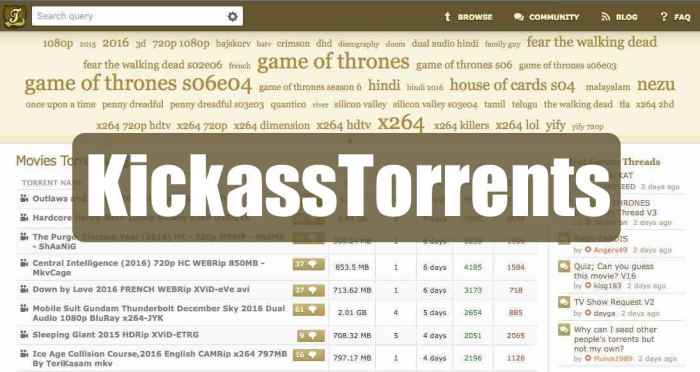 Kickasstorrents seeking donation to rebuild