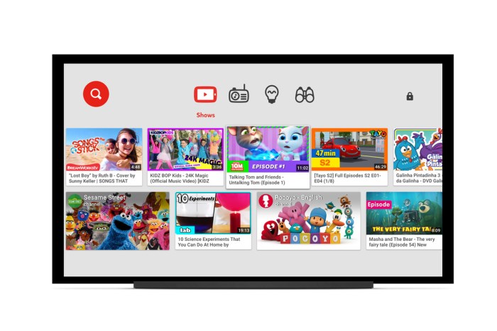 Youtube kids smart tv