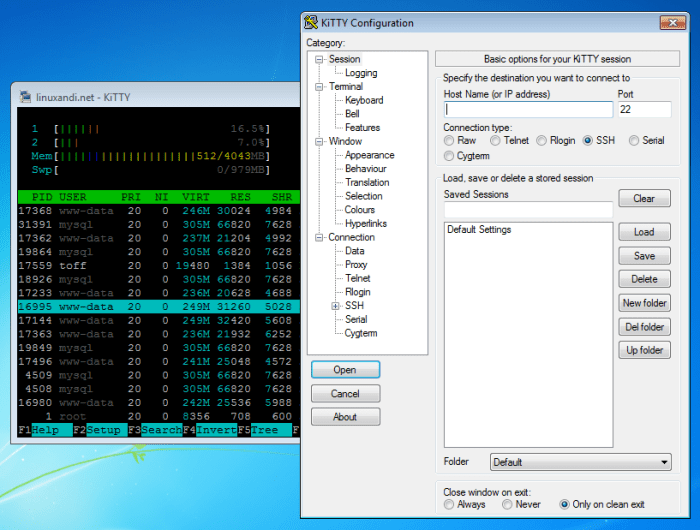 Windows 10 native openssh client