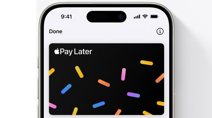 Apple pay later is now available to all users in the us