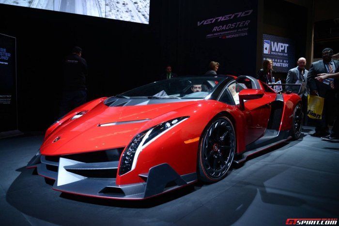 Monster and lamborghini team up to deliver audio system in veneno roadster