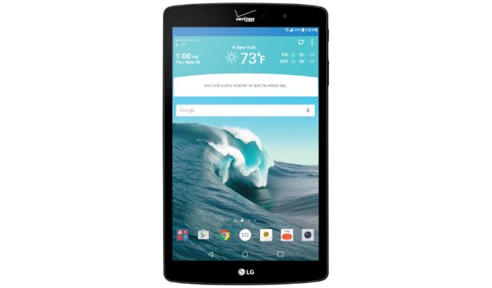 Lg g pad x 8 3 launches on verizon may 28th