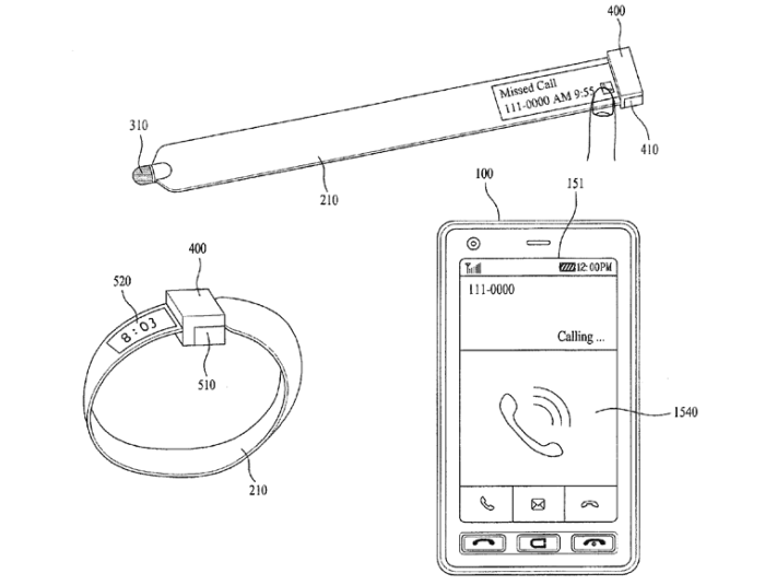 Lg patent reveals smartwatchstylus combo