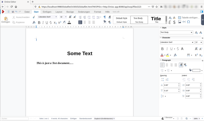 Libreoffice online is an open source alternative to office 365 and google docs