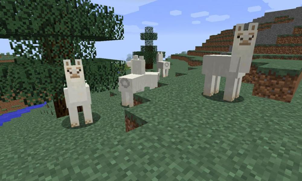 Minecraft pc exploration update arrives with llamas in tow